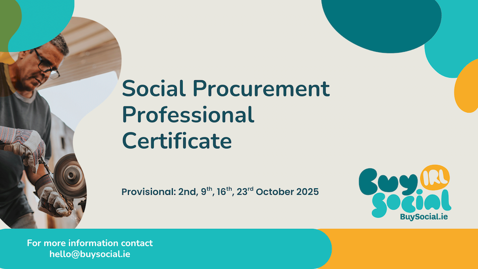 Social Procurement Professional Certificate This October